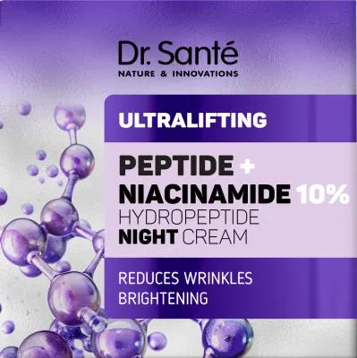 Крем для обличчя Dr.Sante Ultralifting Пептид + Ніацинамід нічний активний, 50 мл