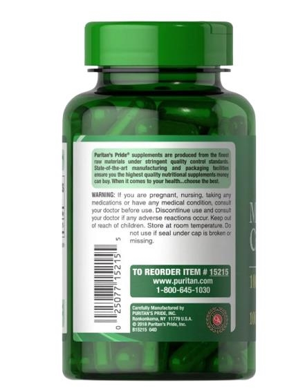 Магний Цитрат Puritan's Pride Magnesium Citrate 100 мг, 100 капсул