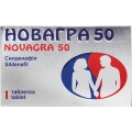 Новагра 50 таблетки, п/плен. обол. по 50 мг №1
