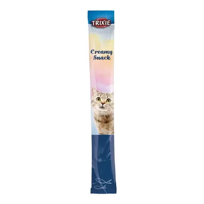 Ласощі для кішок Trixie 42683 Creamy Snacks з білою рибою, 14 г