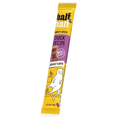 Ласощі для котів Half&Half м'ясні палички з качкою, 5 г