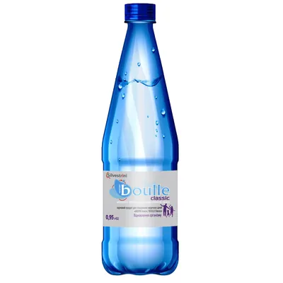 Вода Boulle Classic Silvestrini для спеціальних медичних цілей слабогазована, 950 мл