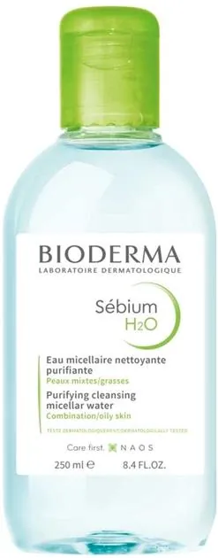 Міцелярний лосьйон Bioderma Sebium Н2О очищуючий для жирної та комбінованої шкіри, 250 мл