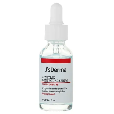 Сироватка для обличчя J'sDerma Acnetrix заспокійлива з ніацинамідом і цинком, 30 мл