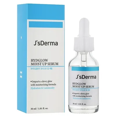Сироватка для обличчя J'sDerma Hydglow зволожуюча з гіалуроновою кислотою, 30 мл