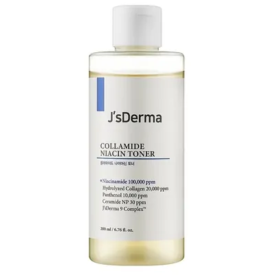 Тонер для обличчя J'sDerma Collamide для комплексного зволоження з керамідами і колагеном, 200 мл