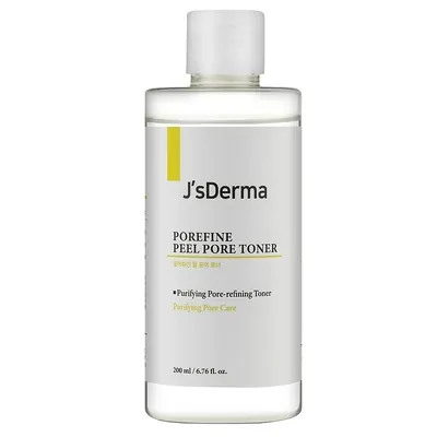 Тонер J'sDerma Porefine для очищення пор з AHA кислотою, 200 мл