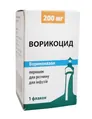Ворикоцид порошок для р-ну д/інф. по 200 мг №1 у флак.