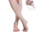 Гольфы компрессионные Sigvaris Specialities Traditional 10277 класс компрессии 3, открытый мысок, высота short, бежевый, размер XL