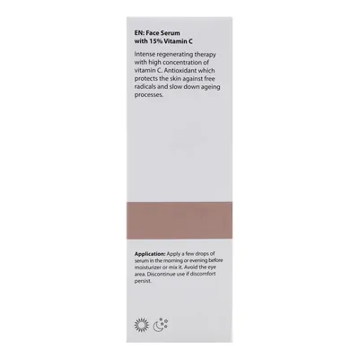 Сироватка для обличчя InoPharm Pure Elements з 15% вітаміну С, 30 мл