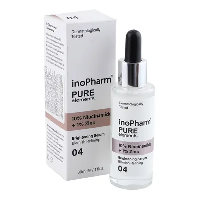 Сироватка для обличчя InoPharm Pure Elements з 10% ніацинаміду та 1% цинку, 30 мл