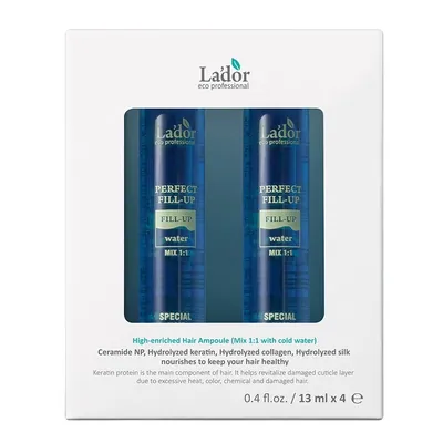Філер для волосся відновлюючий Lador Perfect Hair Fill-Up, 4 шт х 13 мл