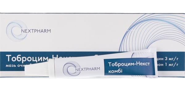 Тоброцим-Некст комби мазь глаз. по 5 г в тубах