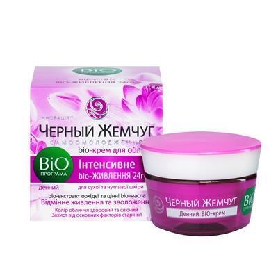 Крем для обличчя Черный Жемчуг Bio-Програма Інтенсивне живлення денний, 50 мл