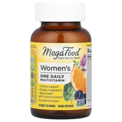 Мультивитамины для женщин MegaFood Women's One Daily, 30 таблеток
