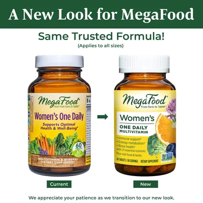 Мультивітаміни для жінок MegaFood Women's One Daily, 60 таблеток