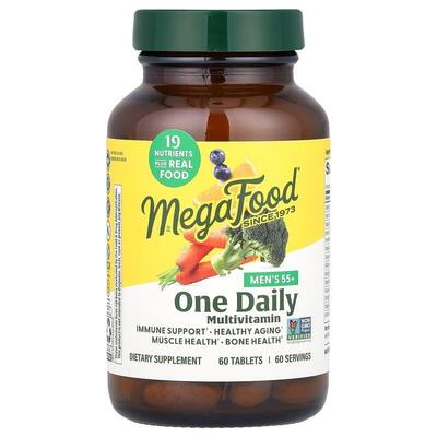 Мультивитамины для мужчин 55+ MegaFood Men Over 55 One Daily, 60 таблеток