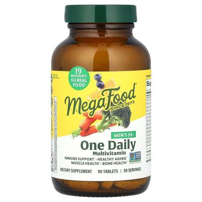 Мультивитамины для мужчин 55+ MegaFood Men Over 55 One Daily, 90 таблеток