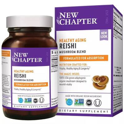 Гриб Рейши New Chapter Reishi, 60 вегетарианских капсул