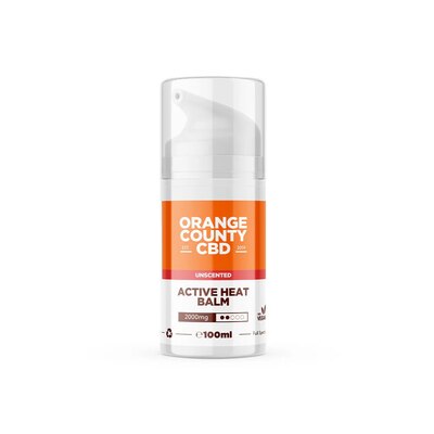 Бальзам Orange County CBD Active Heat Balm 2000 мг для м'язів та суглобів, 100 мл