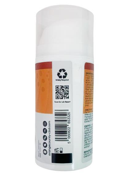 Бальзам Orange County CBD Active Heat Balm 2000 мг для м'язів та суглобів, 100 мл