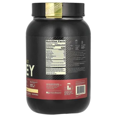 Протеїн сироватковий змішаний Optimum Nutrition Gold Standard 100% Whey, французький ванільний крем, 907 г