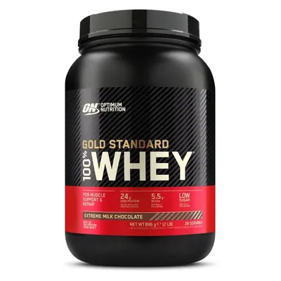 Протеїн сироватковий змішаний Optimum Nutrition Gold Standard 100% Whey, екстра молочний шоколад, 896 г