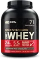 Протеїн сироватковий змішаний Optimum Nutrition Gold Standard 100% Whey, екстра молочний шоколад, 2,27 кг