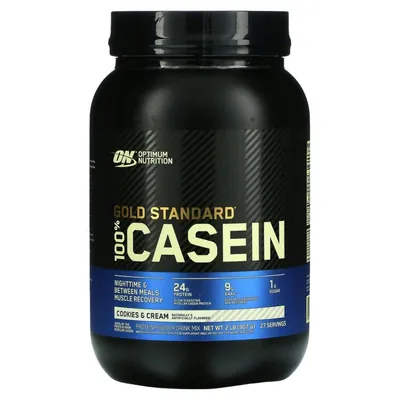 Казеїн міцелярний Optimum Nutrition Gold Standard 100% Casein, печиво з кремом, 907 г