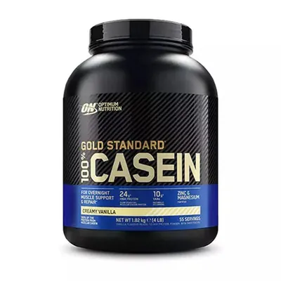 Казеїн міцелярний Optimum Nutrition Gold Standard 100% Casein, ваніль, 1,82 кг
