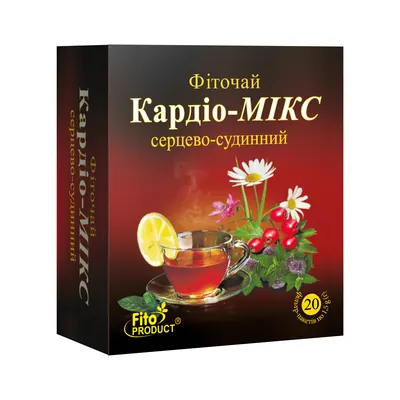 Фіточай Фітопродукт №9 Кардіо-мікс по 1.5 г №20 у філ.-пак.