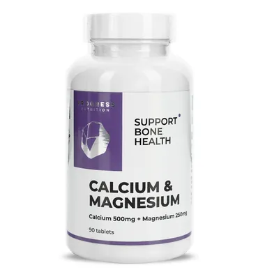 Кальцій та магній Progress Nutrition Calcium & Magnesium, 90 таблеток