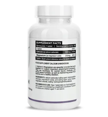 Кальцій та магній Progress Nutrition Calcium & Magnesium, 90 таблеток