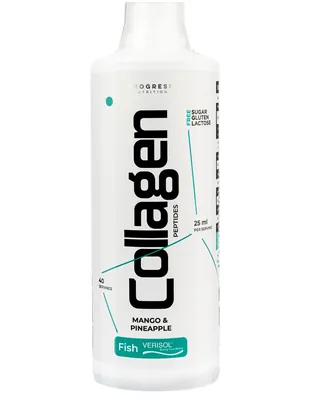 Риб'ячий колаген Progress Nutrition Fish Collagen Liquid манго-ананас, 1 л