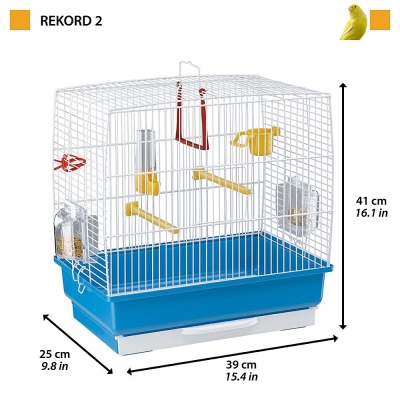 Клетка для попугаев и мелких птиц Ferplast Rekord 2