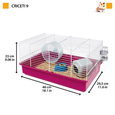 Клетка для хомяков Ferplast CRICETI 9 C/ISBA белая