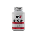 Вітамін Д3 и К2 (MK7) MST Nutrition Vitamin D3 + K2 MK-7, 120 капсул