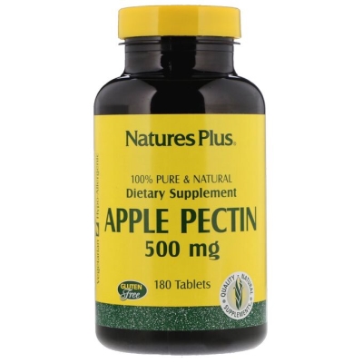 Яблочный пектин Nature's Plus Apple Pectin 500 мг, 180 таблеток