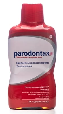 Ополіскувач ротової порожнини Parodontax без спирту, 500 мл
