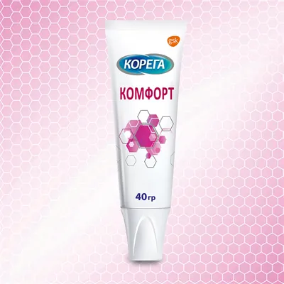 Крем Корега (Corega) для фіксації зубних протезів Комфорт, 40 г