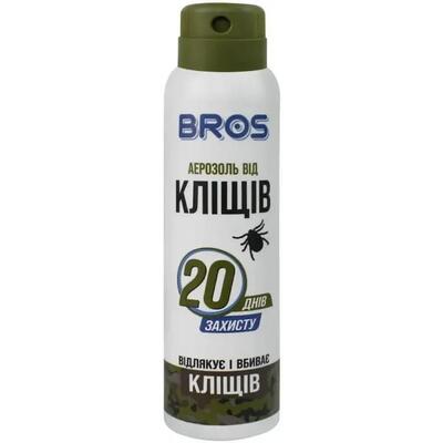 Аэрозоль-репеллент Bros от клещей, 90 мл