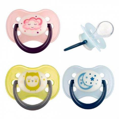 Пустышка силиконовая Canpol Babies Night dreams круглая 22/639, 0-6 месяцев, 1 шт