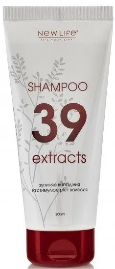 Шампунь New Life 39 extracts екстрактів, 200 мл