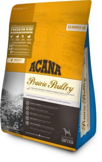 Корм сухой для собак всех пород ACANA Prairie Poultry, 2 кг