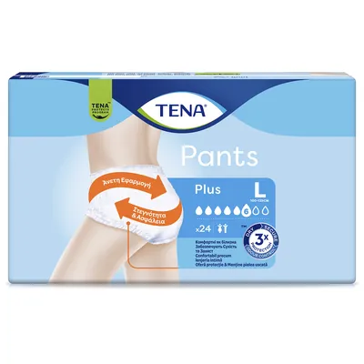 Підгузки-трусики для дорослих Tena Pants Plus L, 24 штук