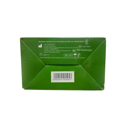 Тонометр Doctor Life Basic 02-А автоматичний з адаптером