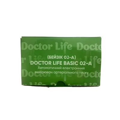 Тонометр Doctor Life Basic 02-А автоматичний з адаптером