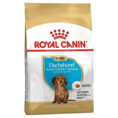 Корм сухой для щенков Royal Canin Dachshund Junior породы такса до 10 месяцев, 1,5 кг