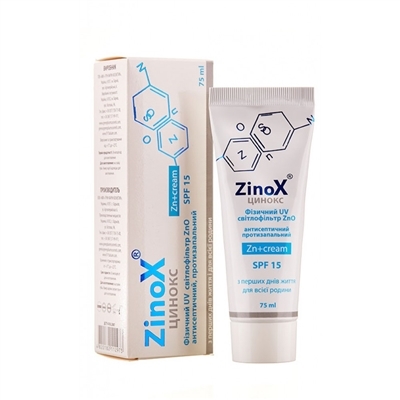Цинокс (ZinoX) крем по 75 мл в тубах