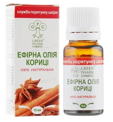 Олія ефірна Green Pharm Cosmetic кориці, 10 мл